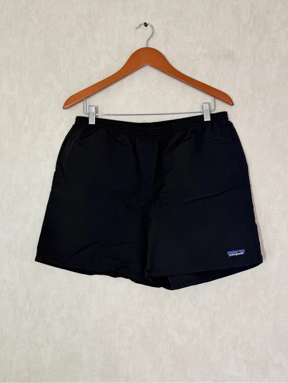 Patagonia Men’s Baggies Shorts 5" Brief Mesh Lined in Black L - Picture 2 of 13